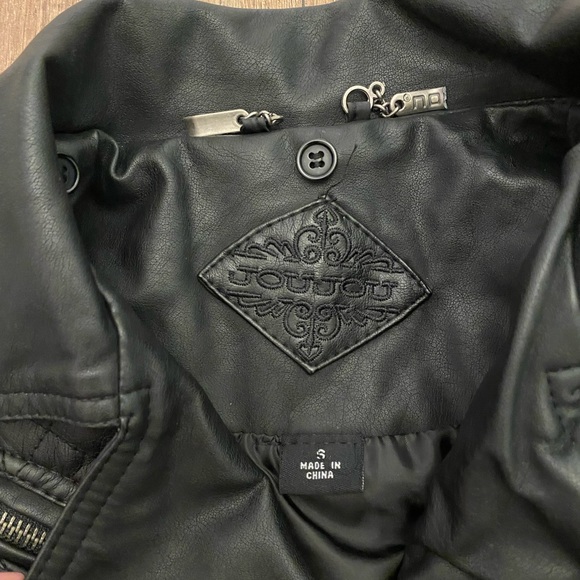 Girls Moto style Leather jacket - Picture 6 of 7